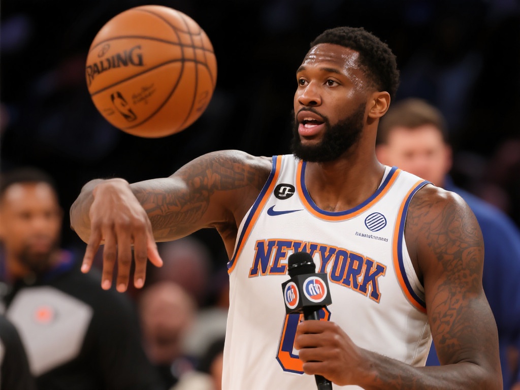 兰德尔抛投失手,戈贝尔强势起跳双手暴扣 值得一提的是,兰德尔在赛后接受采访时表示